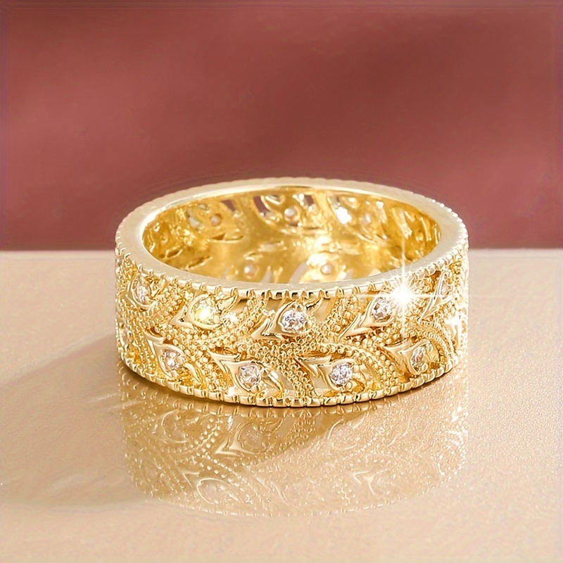 Palace Style Zirconia Ring for Women